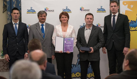 A Diákolimpia Eredményességi Díjátadón országos második helyezett lett a Boronkay