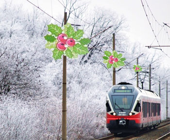 Karácsonyi és év végi közlekedési rend a MÁV-nál